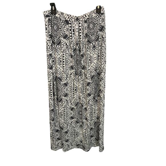 Cynthia Rowley Mix Paisley Print Tribal Boho Western Maxi Relaxed Skirt M Hippie - Picture 5 of 5